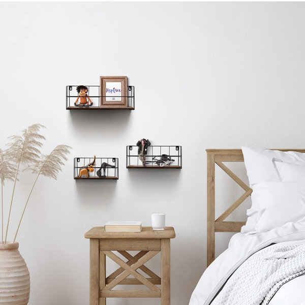 Williston Abbagail 3 Piece Floating Shelf Wayfair.co.uk